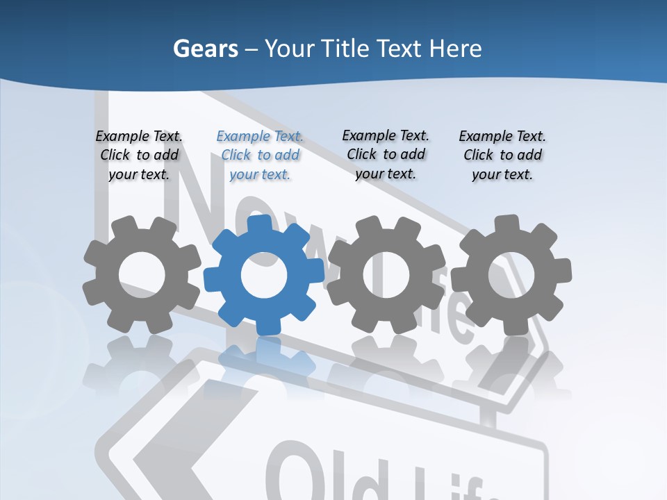 Roadsign Happiness Same PowerPoint Template