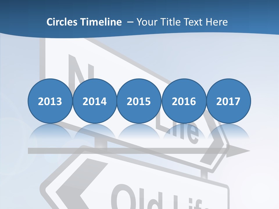 Roadsign Happiness Same PowerPoint Template