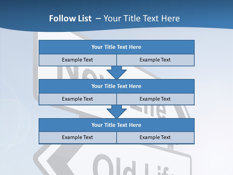 Roadsign Happiness Same PowerPoint Template