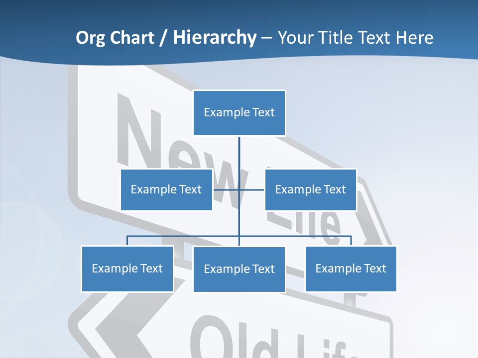 Roadsign Happiness Same PowerPoint Template