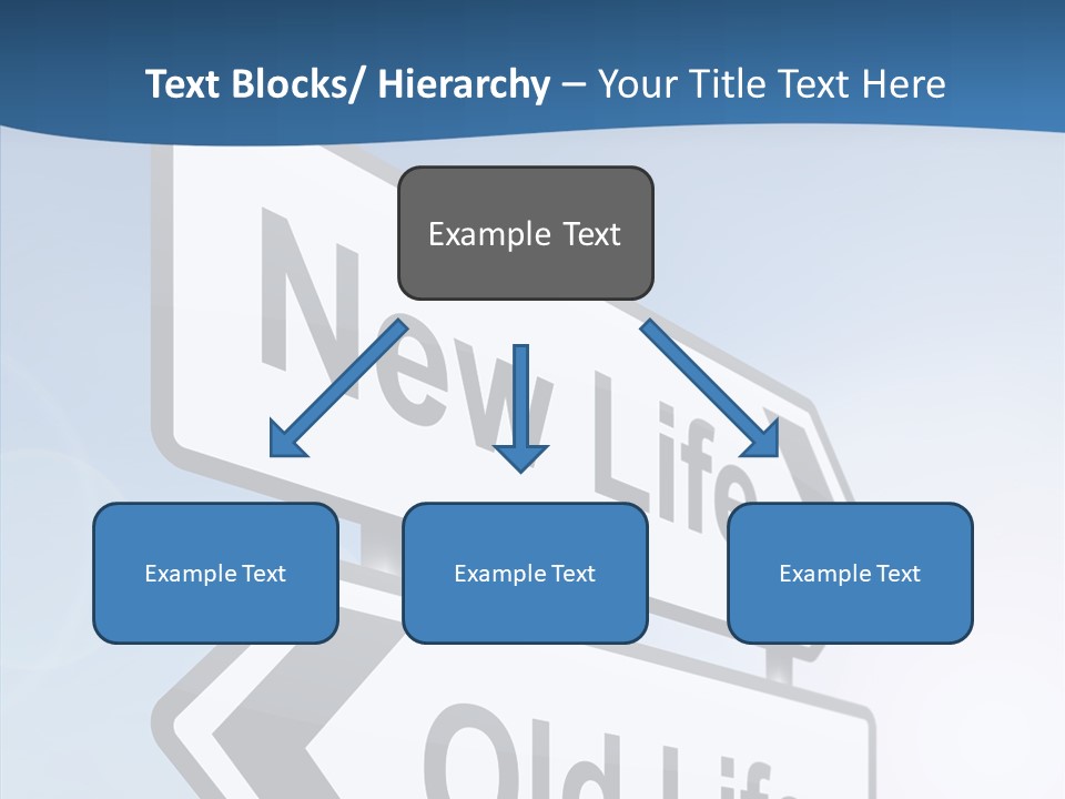 Roadsign Happiness Same PowerPoint Template