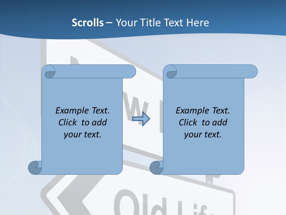 Roadsign Happiness Same PowerPoint Template