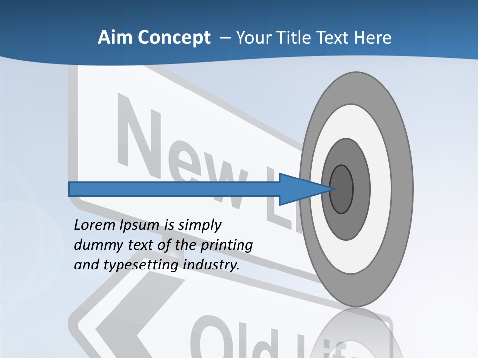 Roadsign Happiness Same PowerPoint Template
