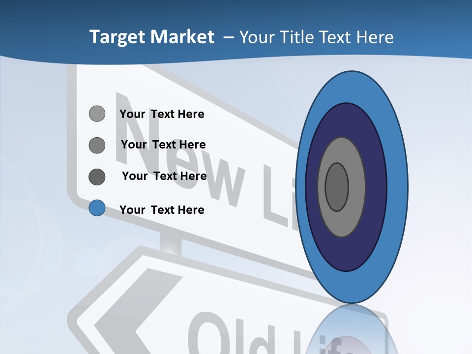 Roadsign Happiness Same PowerPoint Template