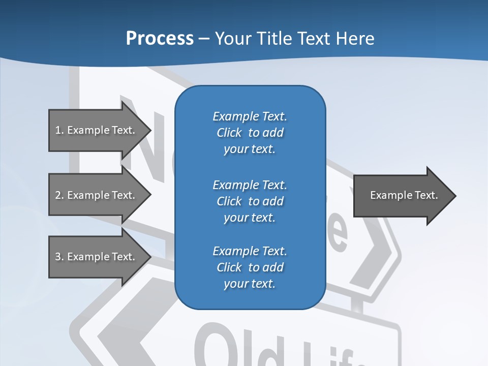 Roadsign Happiness Same PowerPoint Template