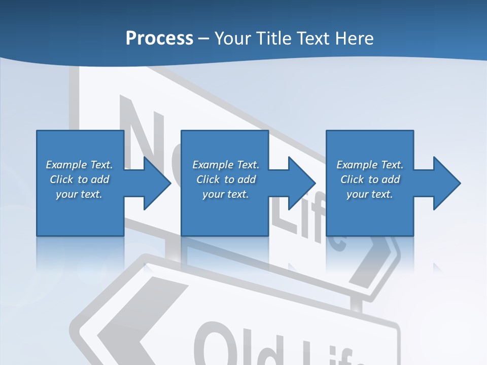 Roadsign Happiness Same PowerPoint Template