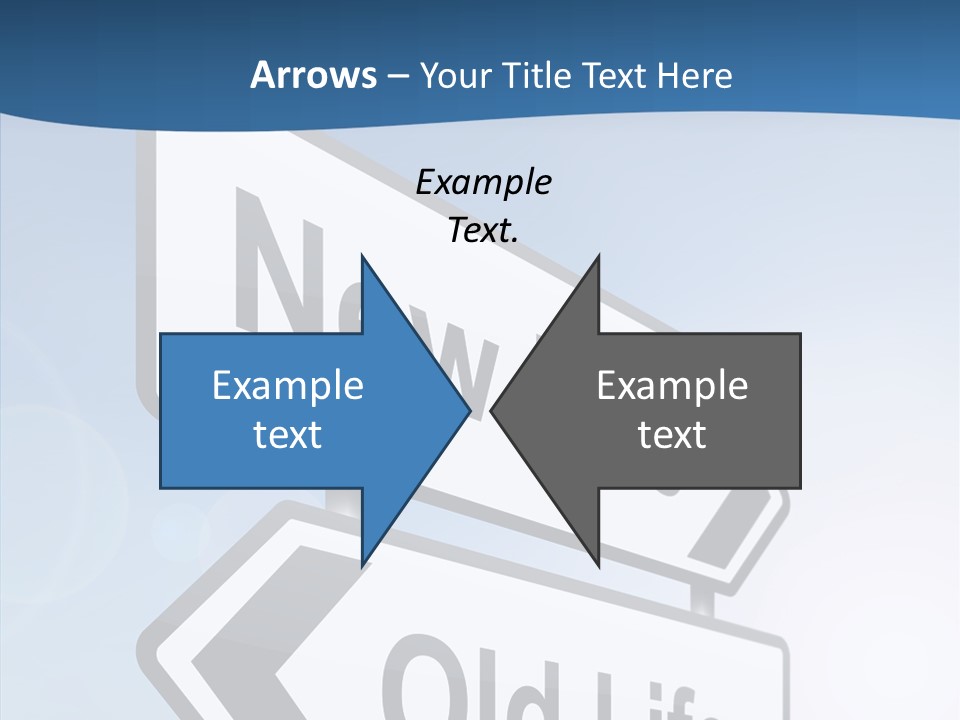 Roadsign Happiness Same PowerPoint Template