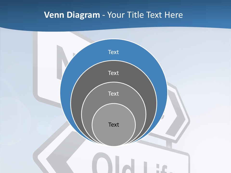 Roadsign Happiness Same PowerPoint Template