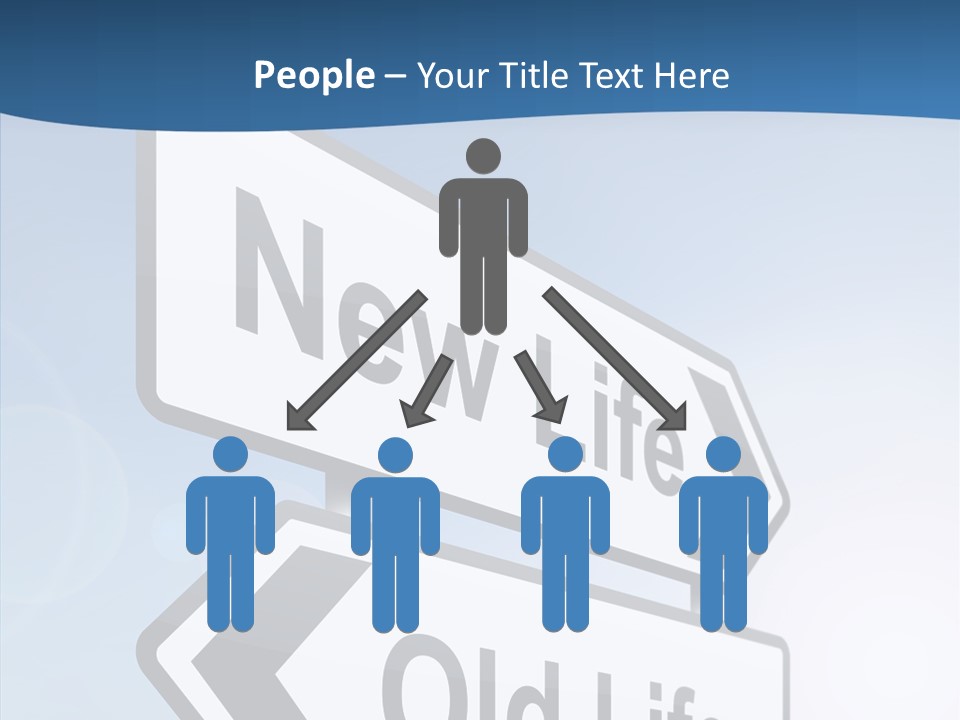 Roadsign Happiness Same PowerPoint Template