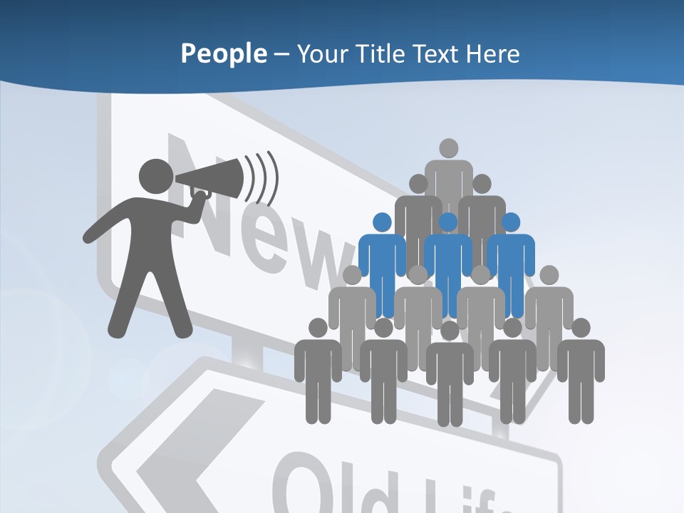 Roadsign Happiness Same PowerPoint Template