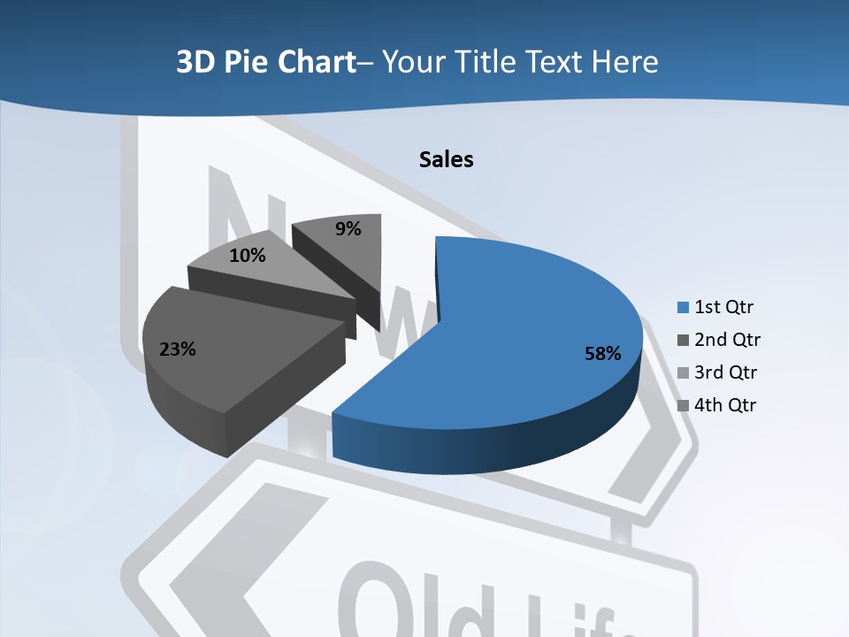 Roadsign Happiness Same PowerPoint Template