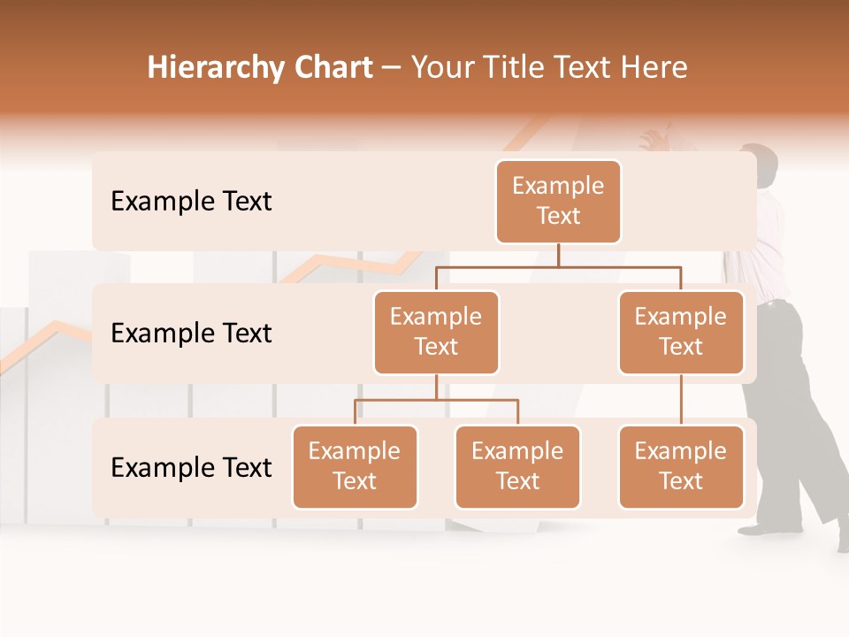 Illustration Stats Person PowerPoint Template