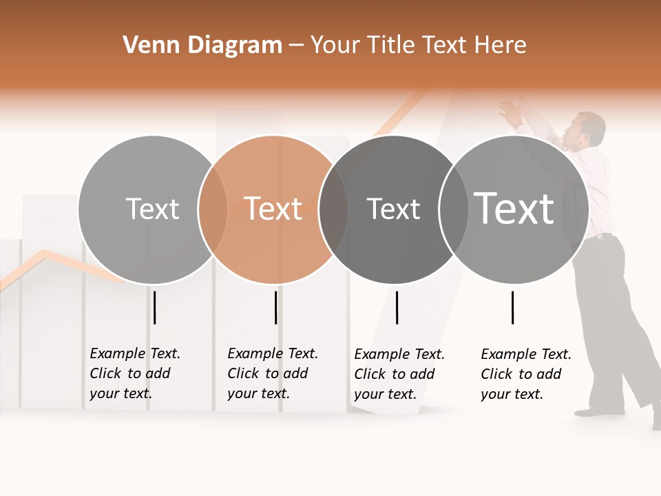 Illustration Stats Person PowerPoint Template