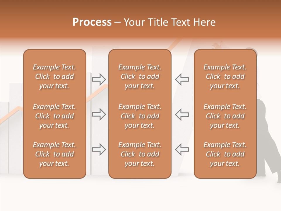 Illustration Stats Person PowerPoint Template