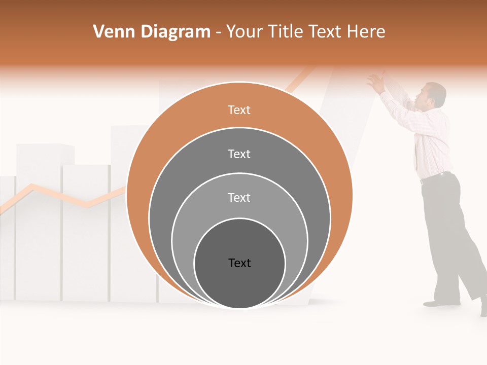 Illustration Stats Person PowerPoint Template