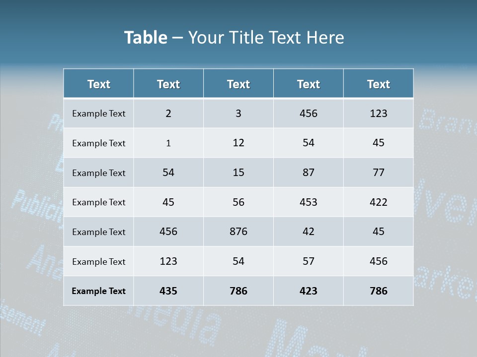 Display Relations Web PowerPoint Template