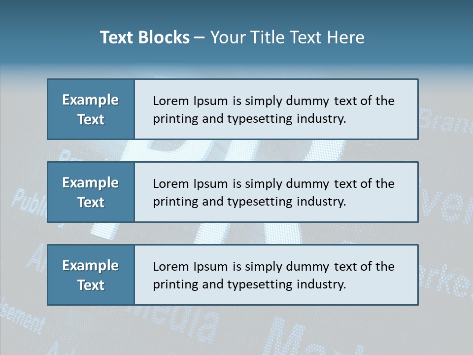 Display Relations Web PowerPoint Template