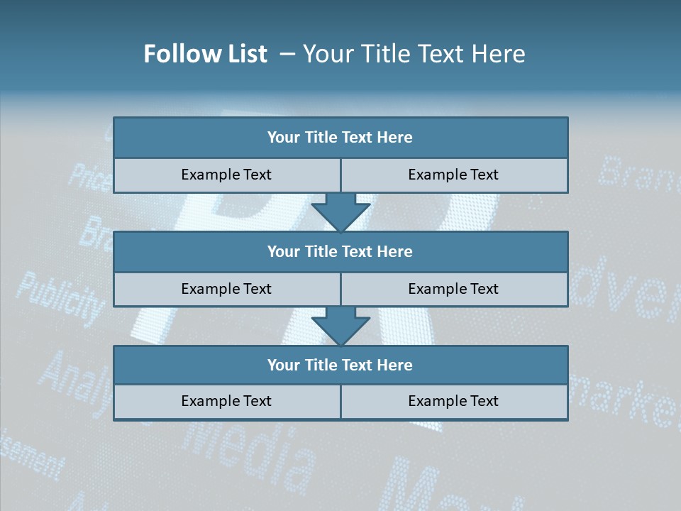 Display Relations Web PowerPoint Template