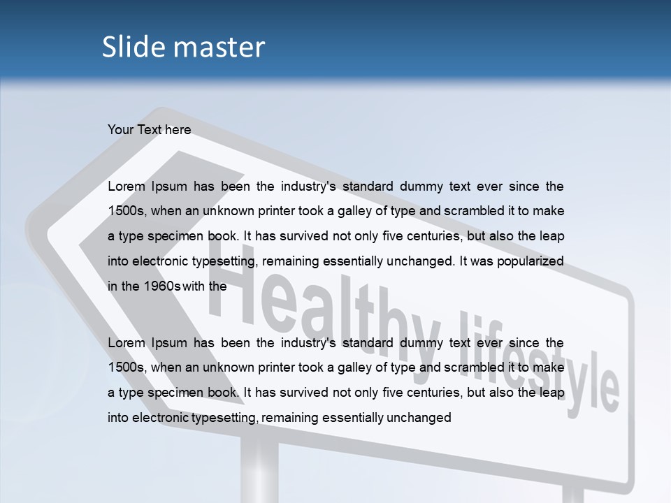 Slimming Life Recreation PowerPoint Template