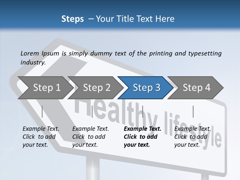 Slimming Life Recreation PowerPoint Template