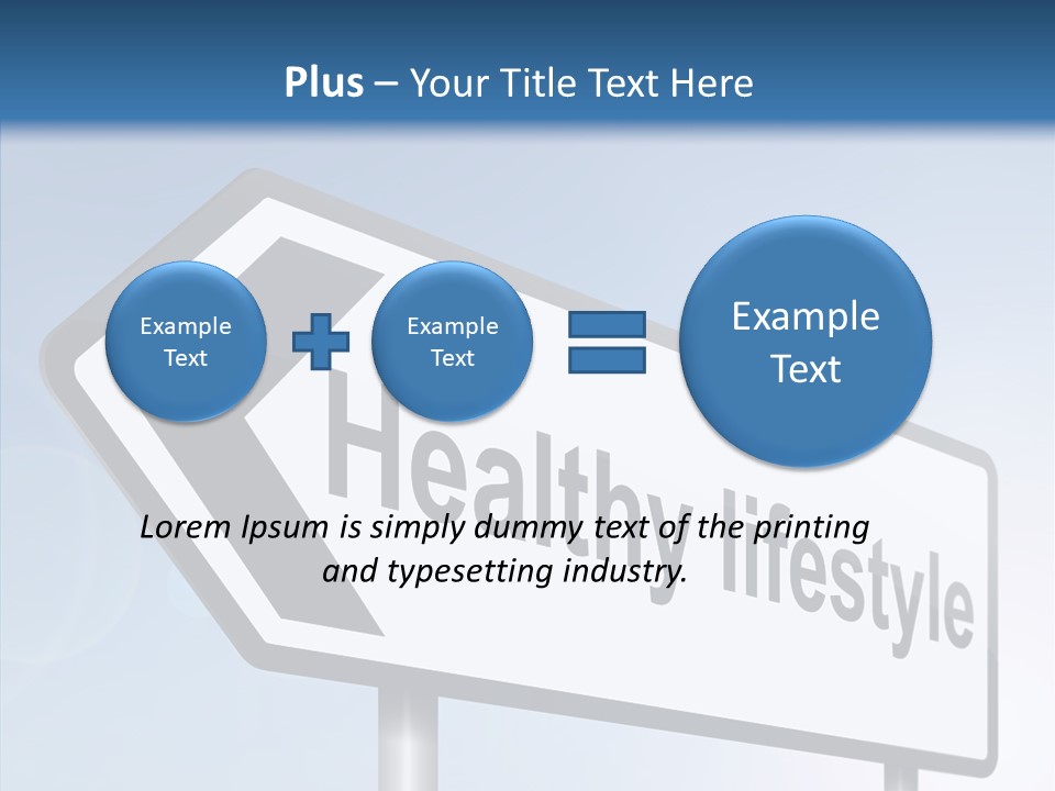 Slimming Life Recreation PowerPoint Template
