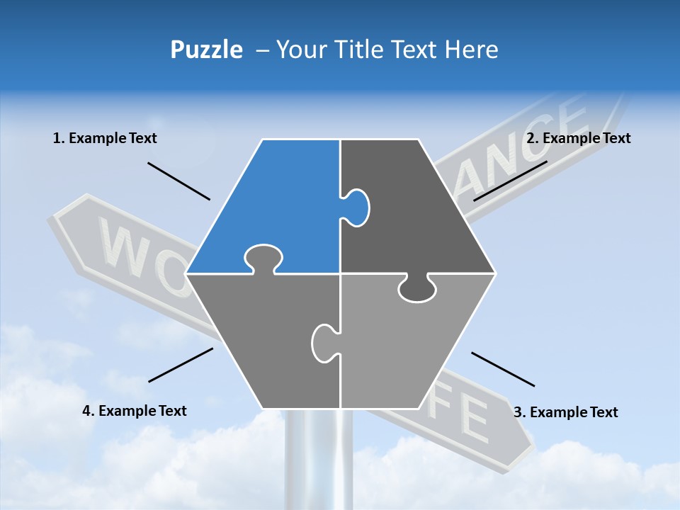 Occupation Living Life PowerPoint Template