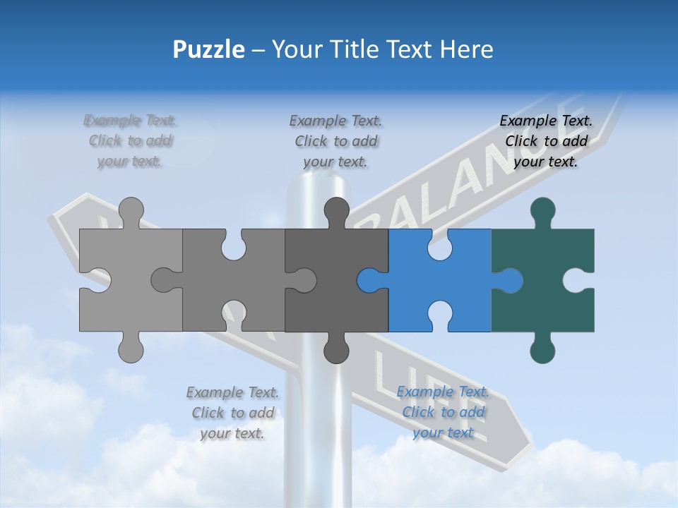 Occupation Living Life PowerPoint Template