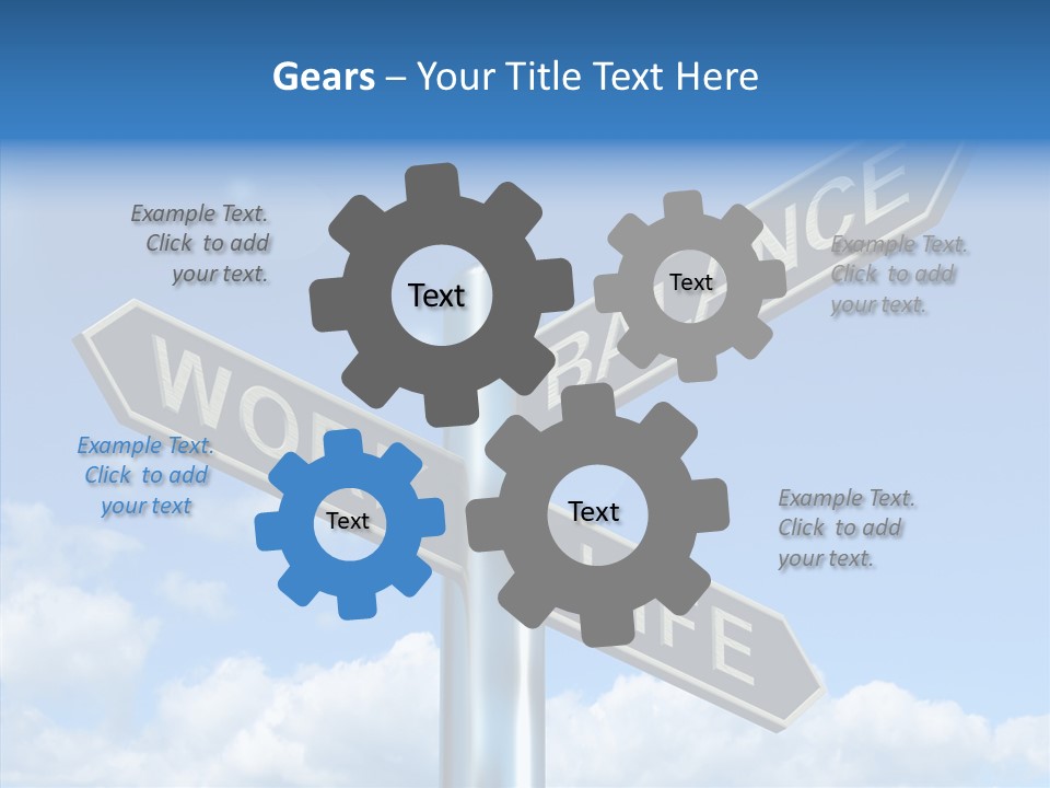 Occupation Living Life PowerPoint Template