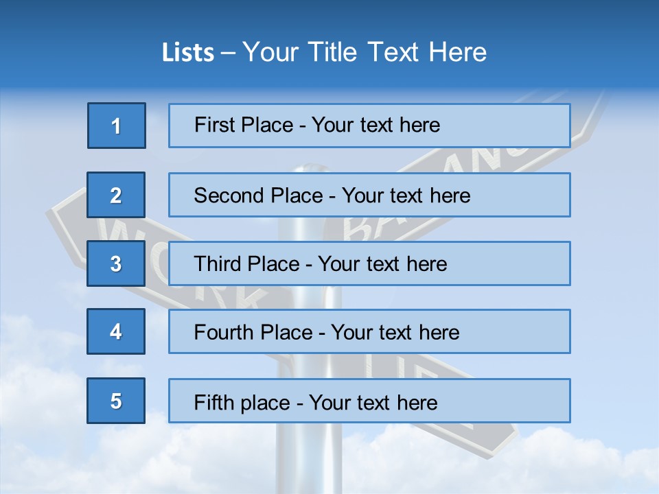Occupation Living Life PowerPoint Template