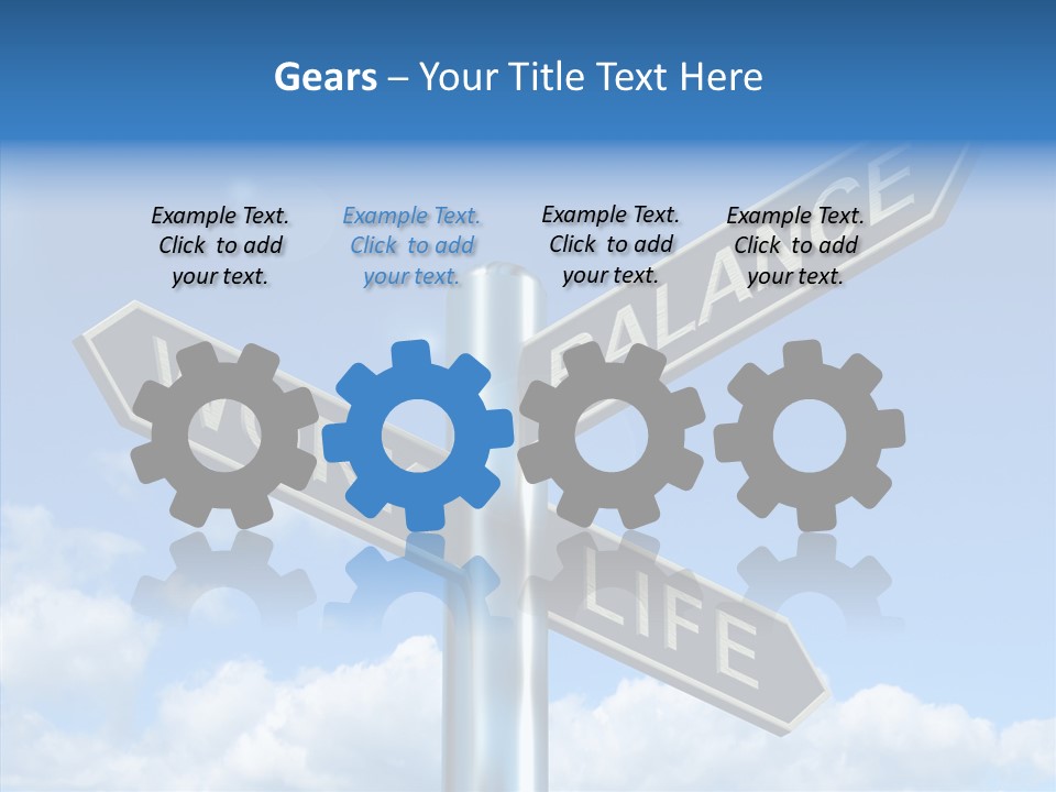 Occupation Living Life PowerPoint Template