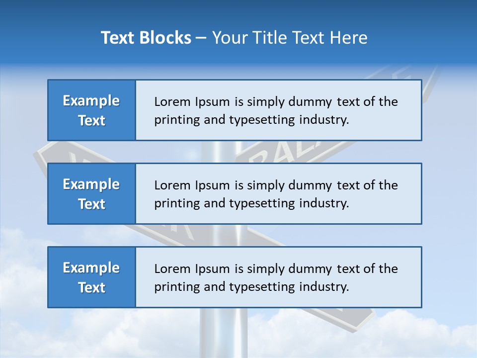Occupation Living Life PowerPoint Template
