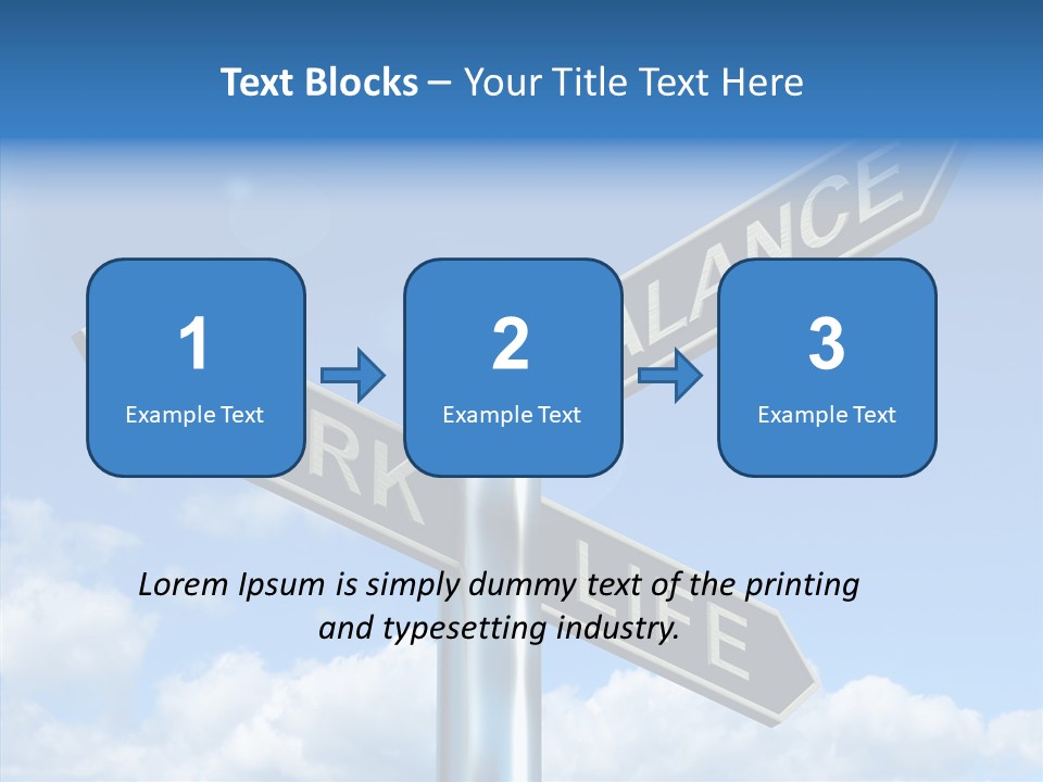 Occupation Living Life PowerPoint Template