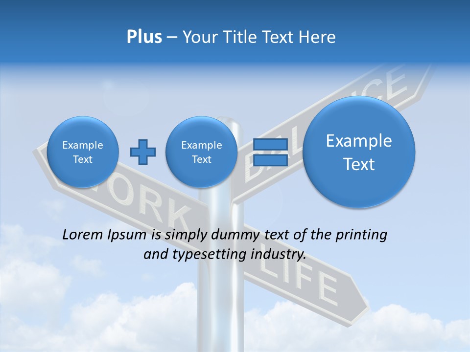 Occupation Living Life PowerPoint Template