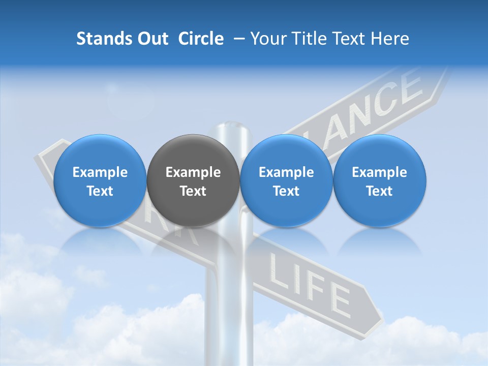 Occupation Living Life PowerPoint Template