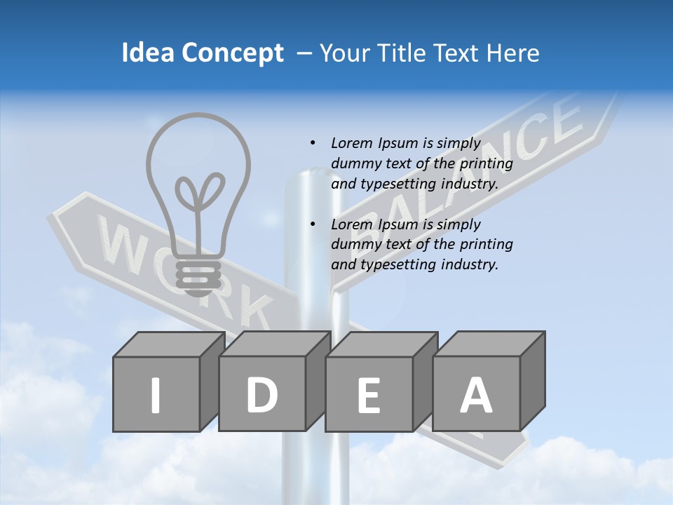 Occupation Living Life PowerPoint Template