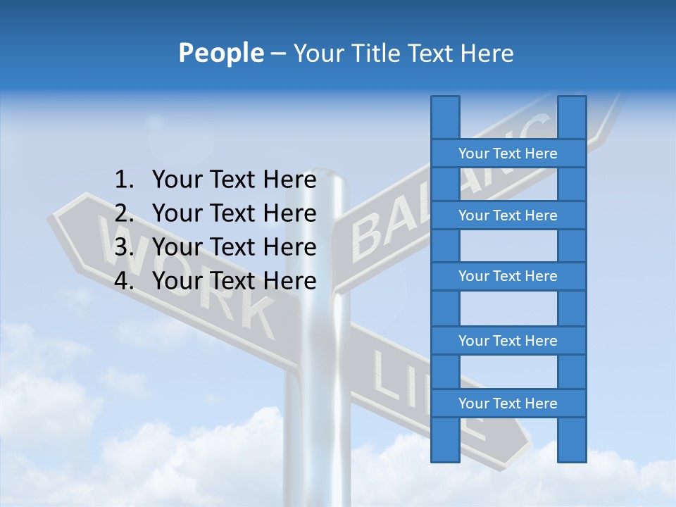 Occupation Living Life PowerPoint Template