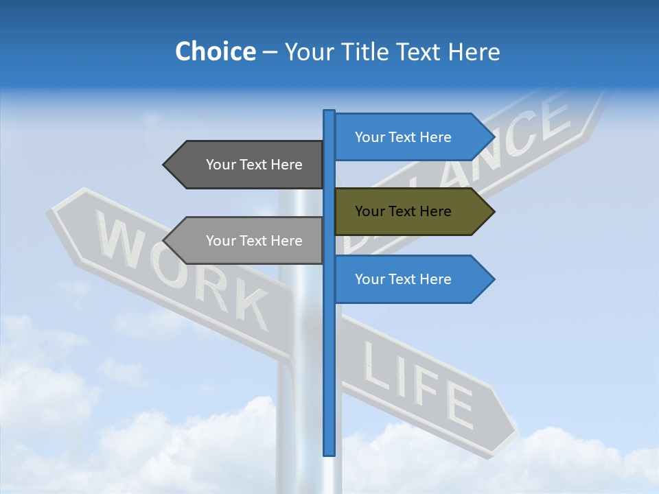 Occupation Living Life PowerPoint Template