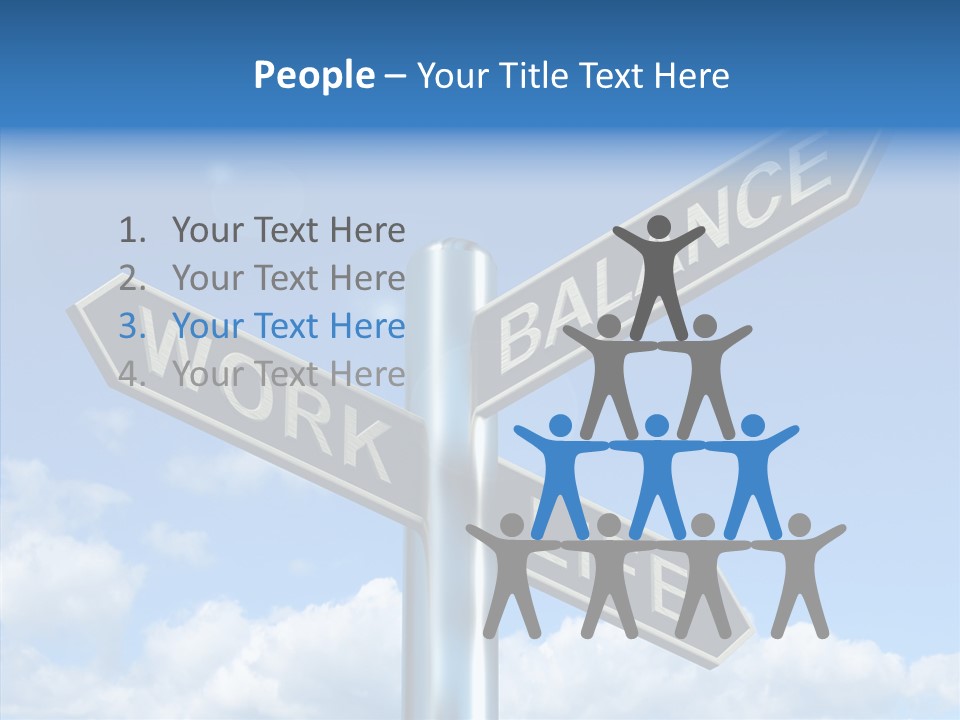 Occupation Living Life PowerPoint Template