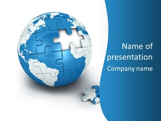 Organized Playing Puzzle PowerPoint Template