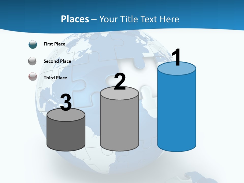 Organized Playing Puzzle PowerPoint Template