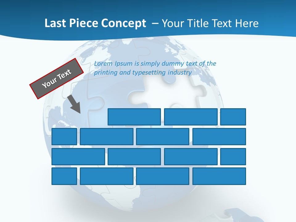 Organized Playing Puzzle PowerPoint Template
