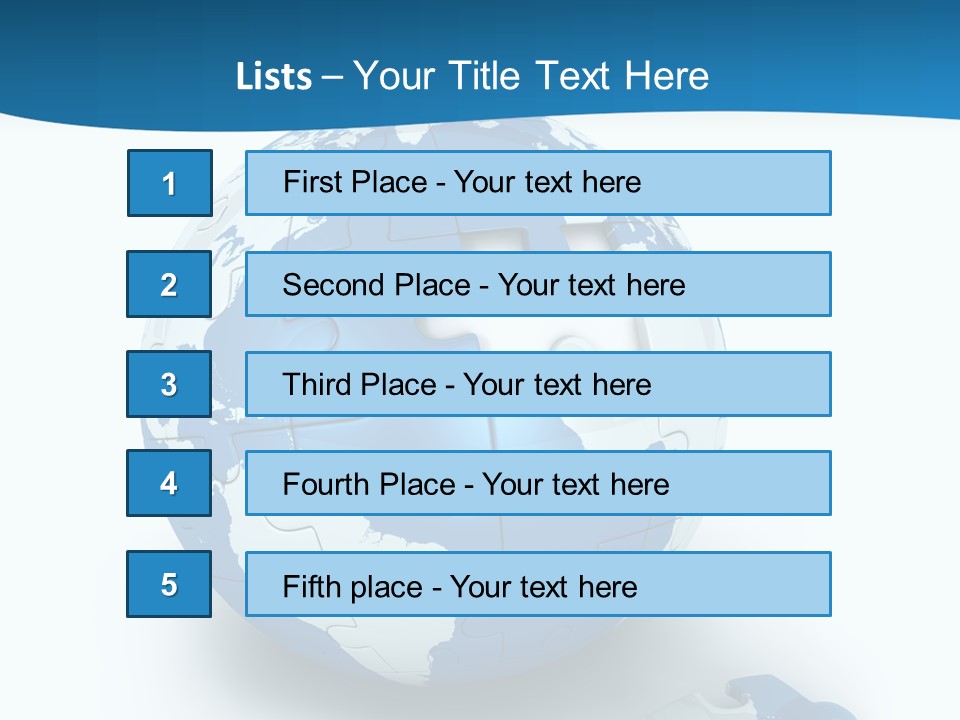 Organized Playing Puzzle PowerPoint Template