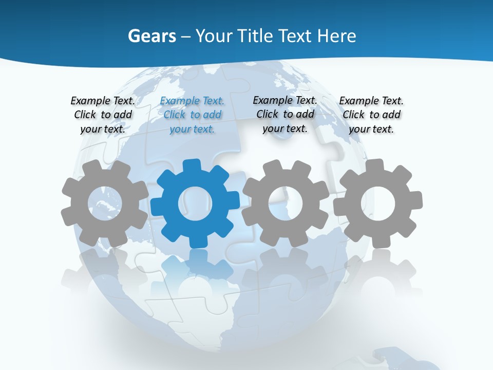 Organized Playing Puzzle PowerPoint Template