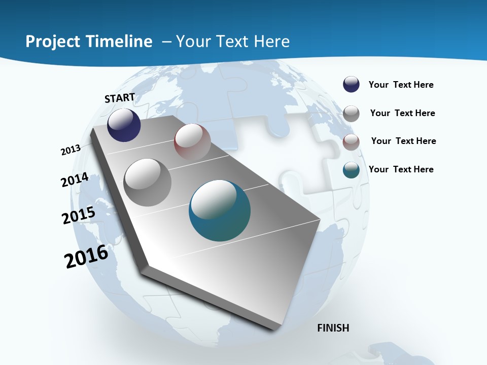 Organized Playing Puzzle PowerPoint Template