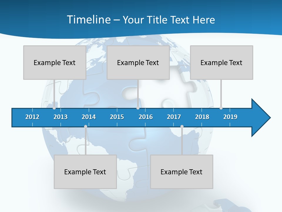Organized Playing Puzzle PowerPoint Template