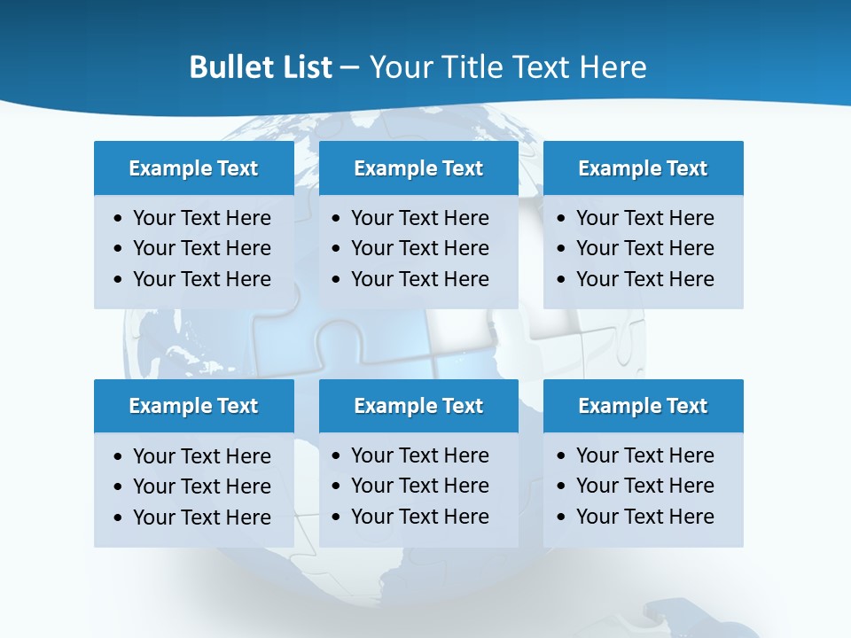 Organized Playing Puzzle PowerPoint Template