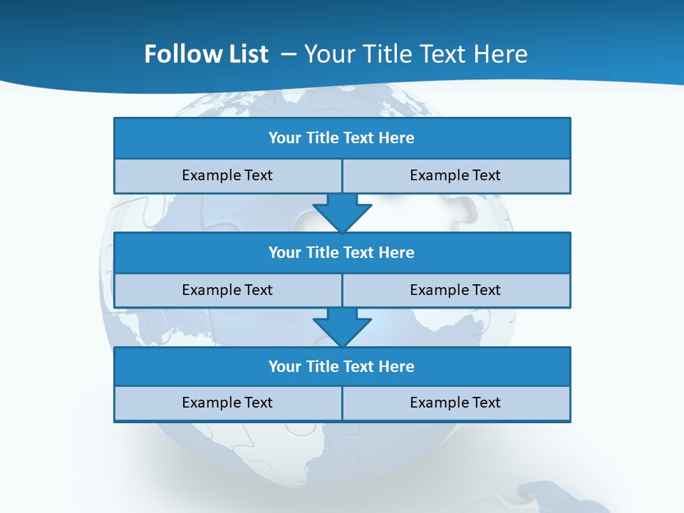 Organized Playing Puzzle PowerPoint Template