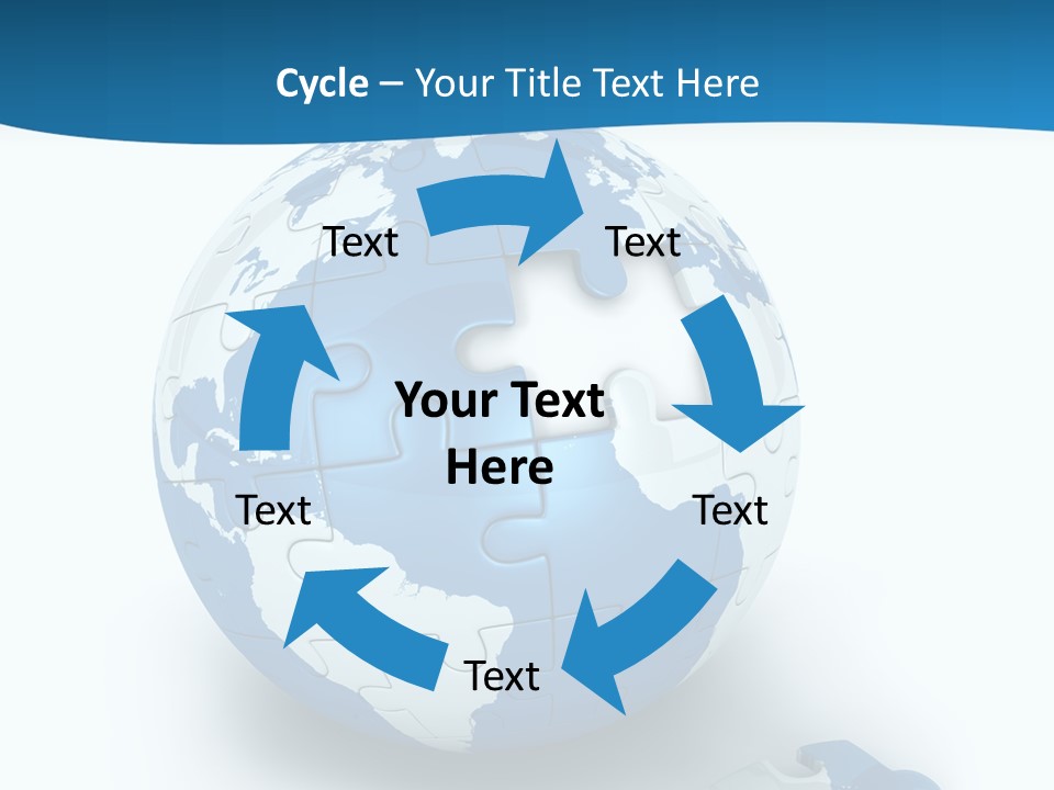Organized Playing Puzzle PowerPoint Template