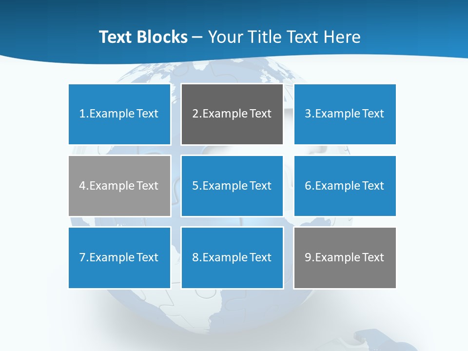 Organized Playing Puzzle PowerPoint Template