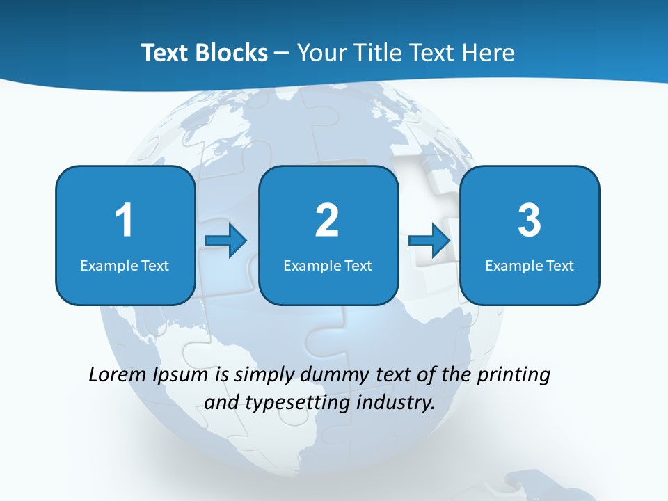 Organized Playing Puzzle PowerPoint Template